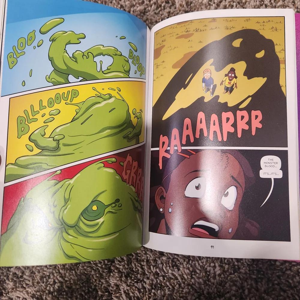 Goosebumps The Graphic Novel: Monster Blood - Colorful Horror Cover - Picture 5 of 6